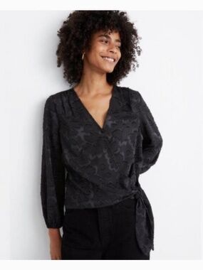 Madewell Floral Jacquard Wrap size XS